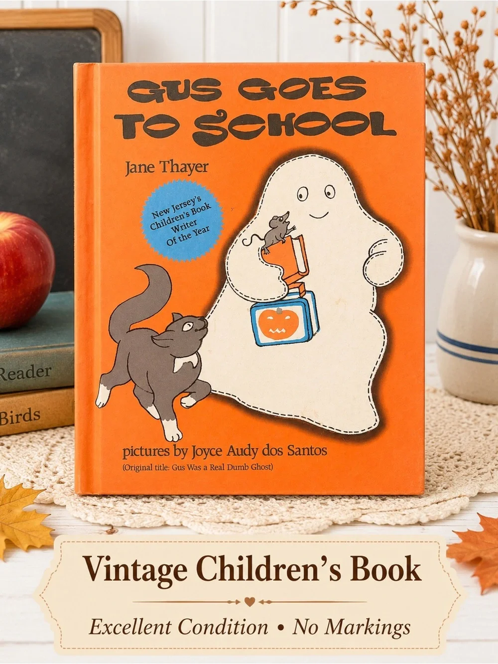 Gus Goes to School - Orange Children's Book